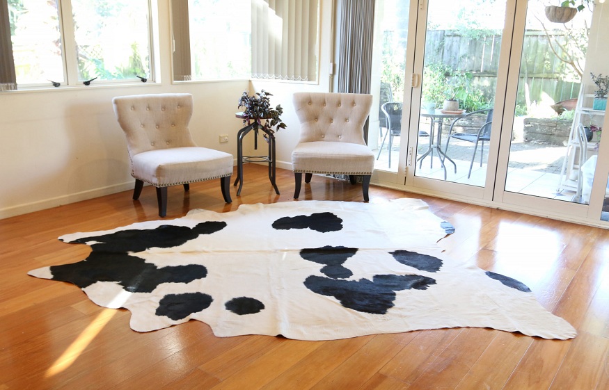 Add Instant Style To Your Home With A Cowhide Rug