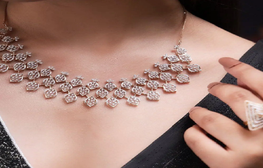 From the Earth’s Core to Graceful Necklines: The Creation of a Diamond Necklace